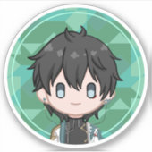 Honkai Star Rail Chibi Dan Heng Sticker (Voorkant)