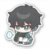 Honkai Star Rail Chibi Dan Heng Sticker (Voorkant)