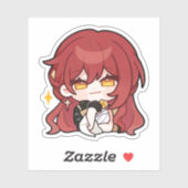Honkai Star Rail Chibi Himeko Sticker (Vel)