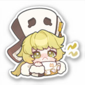 Honkai Star Rail Chibi Hook Sticker (Voorkant)