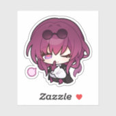 Honkai Star Rail Chibi Kafka Shhh Sticker (Vel)