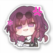 Honkai Star Rail Chibi Kafka Sticker (Voorkant)