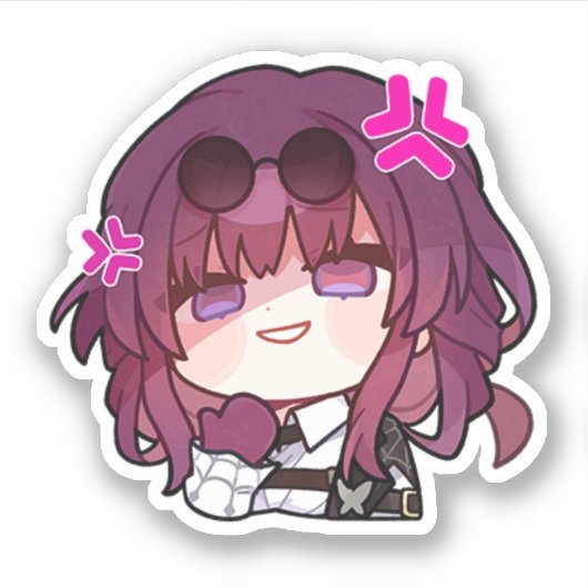 Honkai Star Rail Chibi Kafka Sticker (Voorkant)