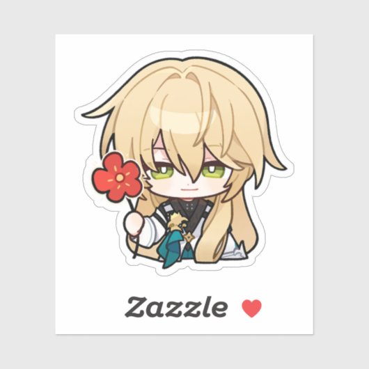Honkai Star Rail Chibi Luocha Flower Sticker (Vel)