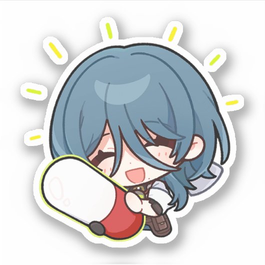 Honkai Star Rail Chibi Natasha Sticker (Voorkant)