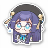 Honkai Star Rail Chibi Pela Sticker (Voorkant)