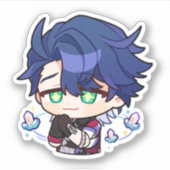 Honkai Star Rail Chibi Sampo Sticker (Voorkant)