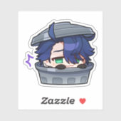 Honkai Star Rail Chibi Sampo Trash Sticker (Vel)
