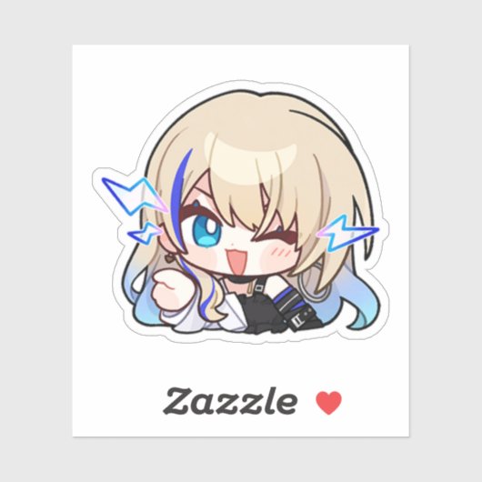 Honkai Star Rail Chibi Serval Sticker (Vel)