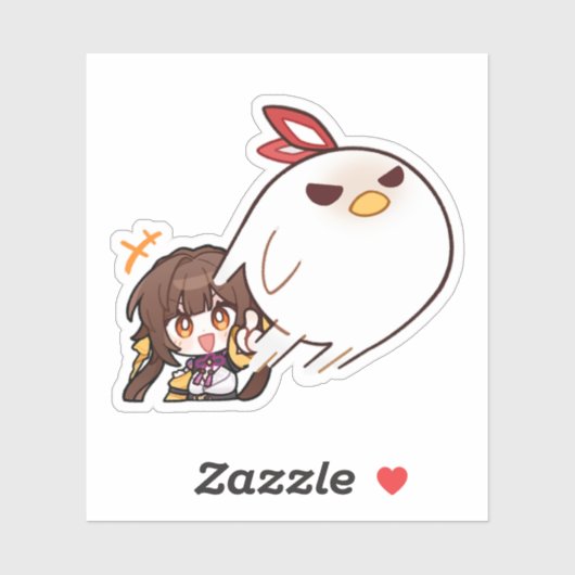 Honkai Star Rail Chibi Sushang Phoenix Sticker (Vel)