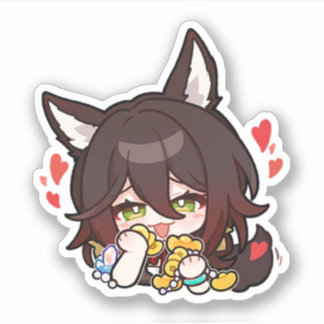 Honkai Star Rail Chibi Tingyun Sticker