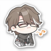 Honkai Star Rail Chibi Welt Sticker (Voorkant)