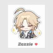 Honkai Star Rail Chibi Yanqing Smug Sticker (Vel)