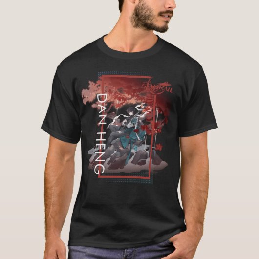 Honkai Star Rail - Dan Heng - Karakterportret T-shirt (Voorkant)