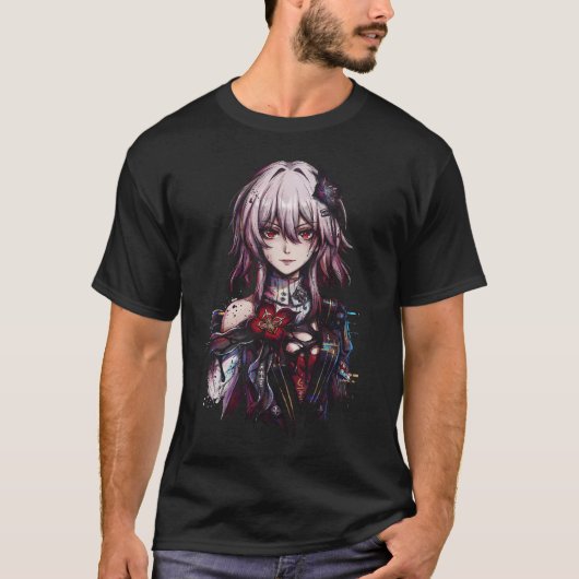 Honkai Star Rail Evernight Herinneringspad Imagin T-shirt (Voorkant)