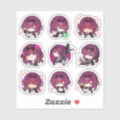 Honkai Star Rail: HSR Kafka Stickers (Vel)