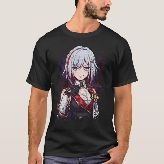 Honkai Star Rail Topaz Numby IPC Manager Fire Hunt T-shirt (Voorkant)