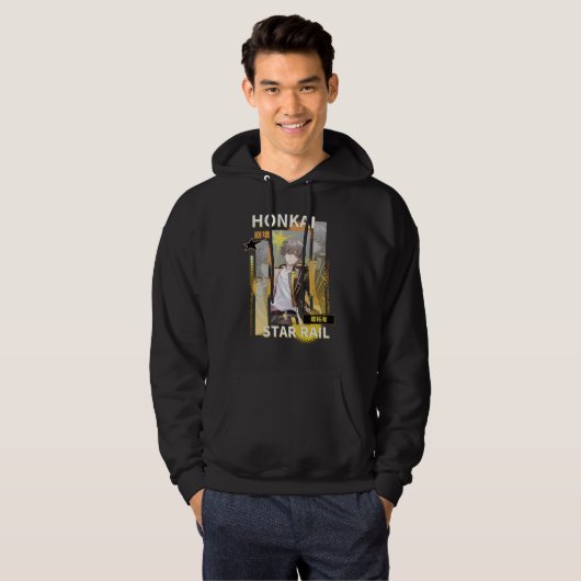 Honkai Star Rail Trailblazer Caelus Hoodie (Voorkant volledig)