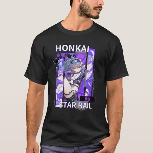 Honkai Star Rail Zilveren Wolf T-shirt (Voorkant)