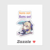 honkai star rail. Zon uit, broodjes uit Sticker (Vel)