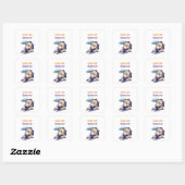 honkai star rail. Zon uit, broodjes uit Vierkante Sticker (Vel)
