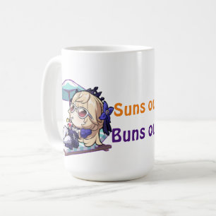 Honkai Star Rail. Zon uit, buns uit Koffiemok