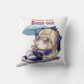 Honkai Star Rail, zon uit, buns uit  Kussen (Achterkant)