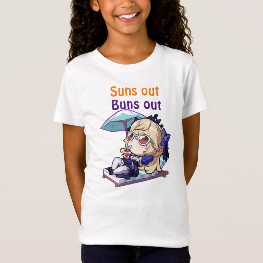 Honkai Star Rail, Zon uit, buns uit T-shirt (Voorkant)