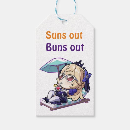 Honkai Star Rail. Zonnen uit, broodjes uit Cadeaulabel (Voorkant)