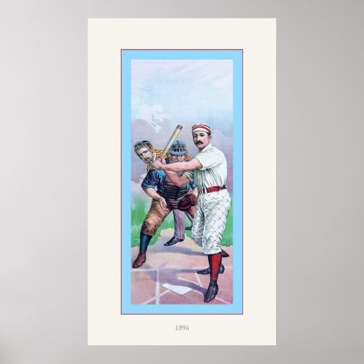  honkbal ~ 1885 poster (Voorkant)