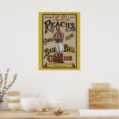  honkbal 1886 Tekst toevoegen Poster (Keuken)