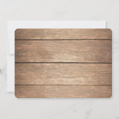 Honkbal 1e verjaardag foto uitnodiging (Achterkant)