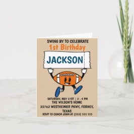 Honkbal 1e verjaardag sport thema