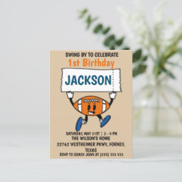 Honkbal 1e verjaardag Sport Thema Briefkaart