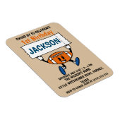 Honkbal 1e verjaardag sport thema magneet (Rechterzijde)