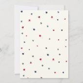 Honkbal 1e Verjaardagsfeest Batter Op Kaart (Achterkant)