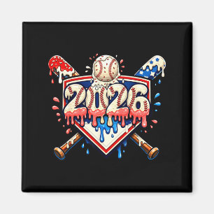 Honkbal 2026 Ijsdrip Vleermuizen Voor Jongens Verj Magneet