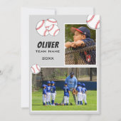 Honkbal 2 Foto Memory Mate Kaart (Voorkant)
