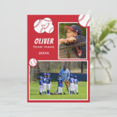 Honkbal 2 Foto Memory Mate Kaart (Staand voorkant)