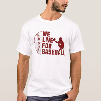 Honkbal 4 juli tot Kerstmis T-shirt