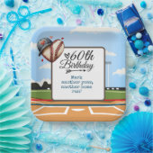 Honkbal 60h Verjaardag Papieren Bordje (Feest)