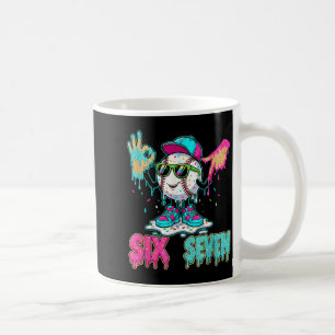 Honkbal 67 Drip Six Seven Hand Gebaren Ijs Me Koffiemok