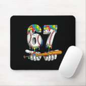 Honkbal 67 puzzel druppel zes zeven meme jongens a muismat (Met muis)
