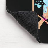 Honkbal 8 Jaar Oude Ice Cream Drip 8e Verjaardag B Muismat (Hoek)