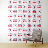 Honkbal 9e Verjaardag Jongens | Step Repeat Achter Wandkleed (In situ)