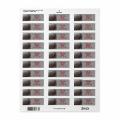 Honkbal adreslabels etiket (Full Sheet)
