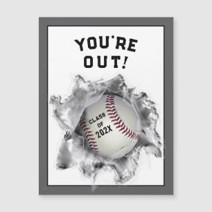 honkbal afstudeer congratulatiekaart