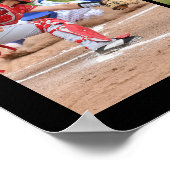 Honkbal Afstudeerfoto Collage 5 Poster (Hoek)
