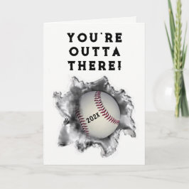 Honkbal Afstudeerkaarten Kaart