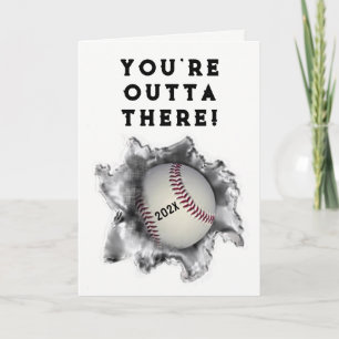 Honkbal Afstudeerkaarten Kaart